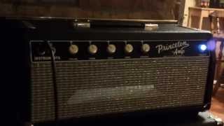 Video thumbnail for 1966 Princeton head and JBL D130 cab by northfortyrecords
