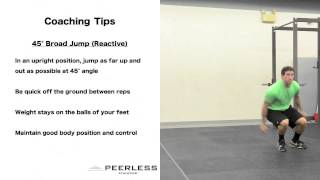 380. 45° Broad Jump (Reactive)