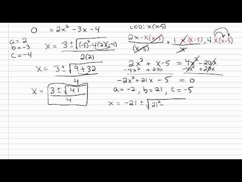 Quadratic Equations p4