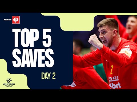 Top 5 Saves | Day 2 | Men's EHF EURO 2026