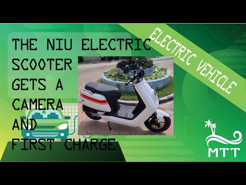 Niu Scooter Upgrade 1 - Camera System, Cargo Hook and First Charge