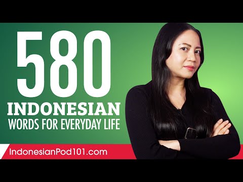 580 Indonesian Words for Everyday Life - Basic Vocabulary #29