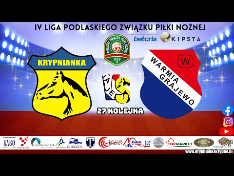 Krypnianka Krypno vs Warmia Grajewo (4 Liga - 27 Kolejka 22/23)