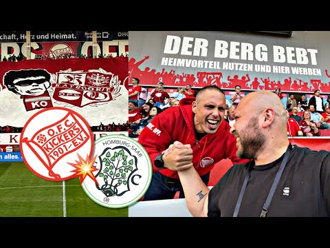 Kickers Offenbach vs FC 08 Homburg Stadionvlog | Mein erster Besuch am BIEBERER BERG🔥