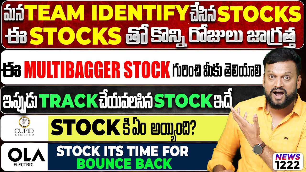 మన Team Identify చేసిన Stocks,ఈ Stocks తో జాగ్రత్త | ఈ Multibagger stock గురించి మీ?