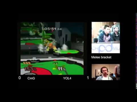 Chipdamage's TST9 - SSBM Bracket - CmG(Falco, Fox) vs YOL4(Falcon)