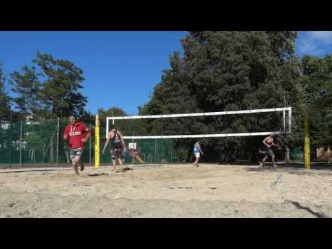 Beach Volleyball amateurs getting owned by Huber/Seidl