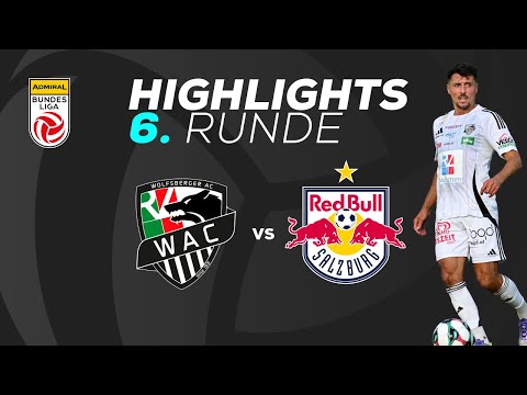 RZ Pellets WAC - FC Red Bull Salzburg 6. Runde ADMIRAL Bundesliga 2025/26