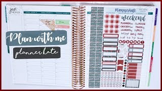 Plan with Me - Log Cabin | Erin Condren Life Planner & Planner Kate | Romina Vasquez