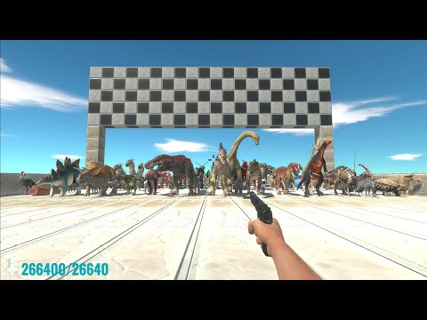 75 Units Survival Speed Race - 15 Survivors - Animal Revolt Battle Simulator