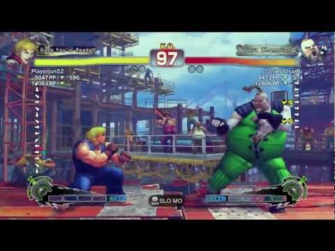 Playerjun52 (Ken) vs ToniestOsamu (Rufus) AE2012 Endless Match *720p HD*