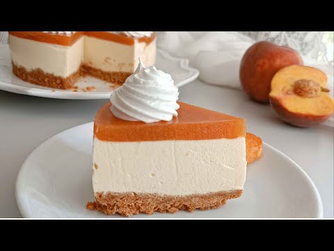 No-Bake Peach Cheesecake | Fruit Cakes EP 4 | The PERFECT Summer Dessert! ☀️😎