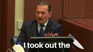 Johnny Depp emotional speech about audio of hurting himself 😢😢