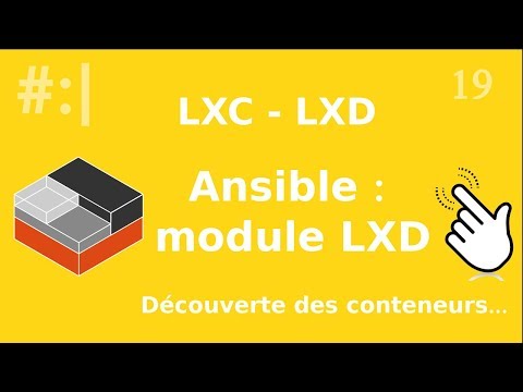 LXC LXD 19 Module ansible