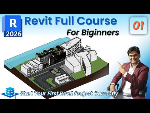 #01 Revit 2026 Tutorial for Beginner | Start Your First Revit Project Correctly | Template Selection