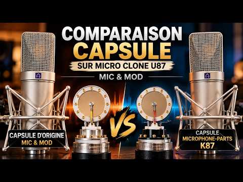 Immagine Microphone Studio U87 DIY – Mic & Mod – Capsule Microphone-Parts K87 - 18