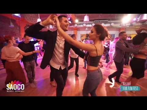 Aram Gulledge and Svetlana Levchenko Salsa Dancing at Rostov For Fun Fest, Sat 02.11.2019 (SC)