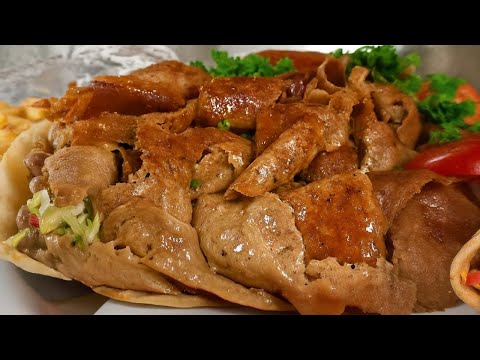 Homemade Chicken Donner Kebab Recipe | TikTok Viral Turkish Doner Kabab Recipe | How To Make Donner
