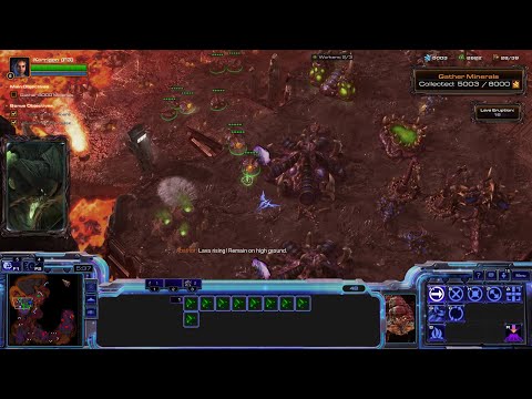 StarCraft 2 Wings of Liberty Campaign (Zerg Edition) Mission 5 - The Devil's Playground