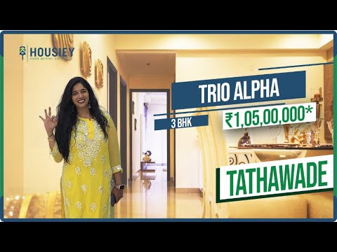 Trio Alpha Tathawade | 3 BHK Sample Flat Tour | Trio Tathawade Pune