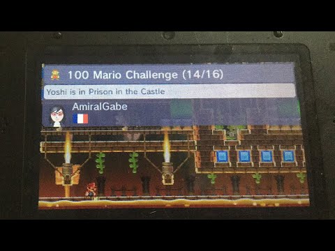 Yoshi is in a prison in a castle Mario maker level review by amiralGabe