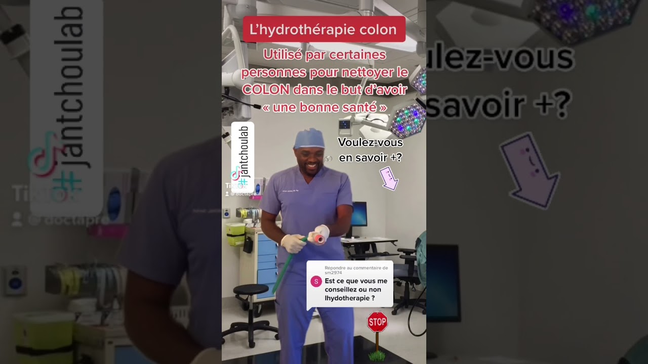 Hydrothérapie du côlon. Nous disons NON 🛑