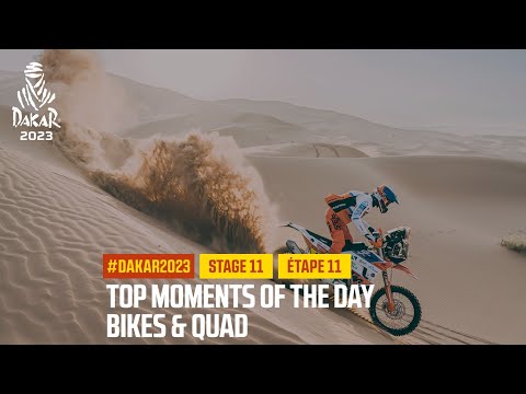 ダカール・ラリー2023 バイククラスのステージ11ハイライト動画