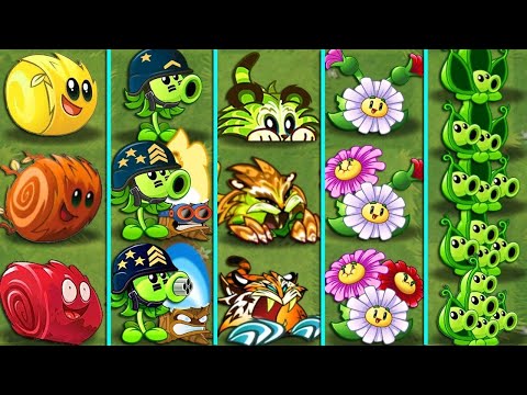 Pvz 2 Discovery - Every New Plants Evolution NOOB - PRO - HACKER - GOD version