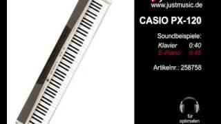 Video thumbnail for Casio PX-120 Digitalpiano, prtable played and recorded by JustMusic FlagShipStore