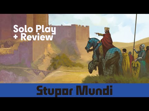 Stupor Mundi - Solo Board Game Playthrough & Review
