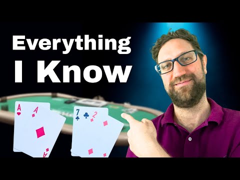 10 Years of Live Poker Advice in 3 hours - Everything I know!