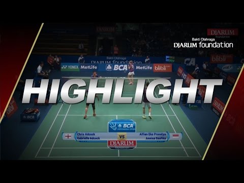 Chris Adcock/Gabrielle Adcock (ENG) VS Alfian Eko Prasetya/Annisa Saufika (INA) | BIOSSP2016
