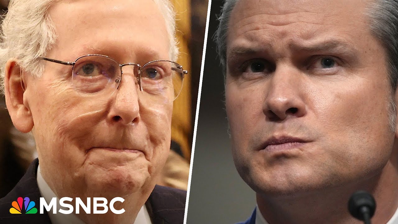 McConnell vote against Hegseth, defying Trump, raises eyebrows