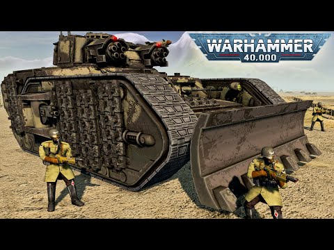 STEEL LEGION vs ORKS - Men of War: Assault Squad 2 | Warhammer 40k Mod (4K, Cinematic)