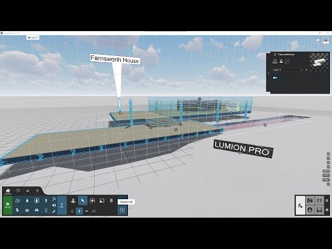 LUMION PRO Videocourse - 14 - Utilities, Grid, Clip Plane, Text, Measure, Reflection Landscape Cut