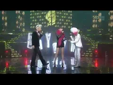 GD & TO.P - High High   Oh yeah! ft Park Bom) on Inkigayo live