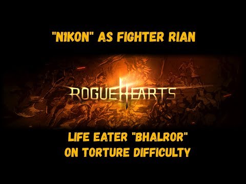 Rogue Hearts Torture Life Eater "Bhalror" Guide - Fighter "Rian", Commentary, Gear & Skills.