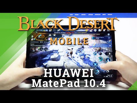 Test Game Black Desert Mobile on HUAWEI MatePad 10.4 New Edition | Kirin 810 | 3GB RAM Gameplay FPS