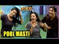 Hiba Nawab And Nikhil Khurana Pool Masti Jijaji Chhat Par Hai