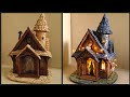 DIY Witch House Using Cardboard DIY Halloween Haunted House Halloween Decorations