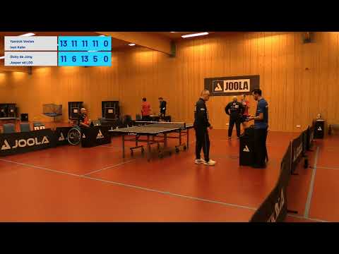 Eredivisie tafeltennis Taverzo-SKF