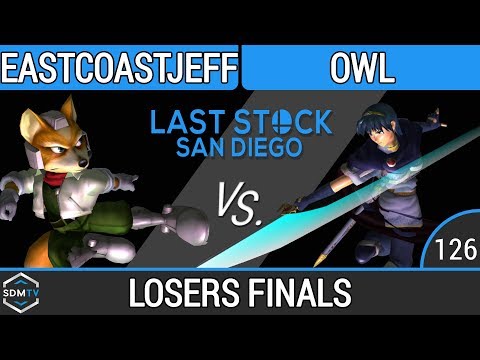LSSD 126 - EastCoastJeff (Fox) vs. HFFC | Owl (Marth) - SSBM Losers Finals - Smash Melee