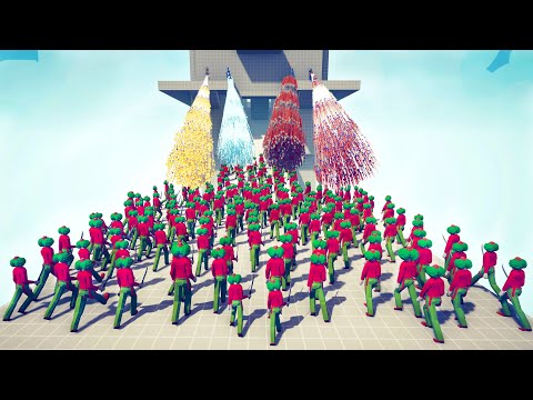 GODS ARMY vs 100x UNITS - Totally Accurate Battle Simulator TABS