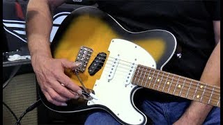 Video thumbnail for SNAMM '18 - Reverend Eastsider Baritone Pete Anderson Signature & Six Gun TL Demos by Premier Guitar