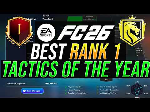 BEST META CUSTOM TACTICS FOR THE YEAR (RANK 1 POST PATCH) - FC 26