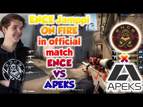 ENCE Jamppi ON FIRE in official match ENCE vs APEKS in Mirage