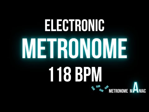 Metronome 118 BPM -  Electronic beep