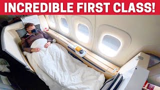 LUXURIOUS Lufthansa 747 FIRST CLASS *Incredible Experience!*