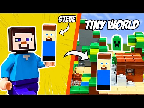 I Built the Tiniest LEGO Minecraft World...
