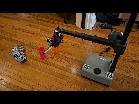 Pick up the plastic cup